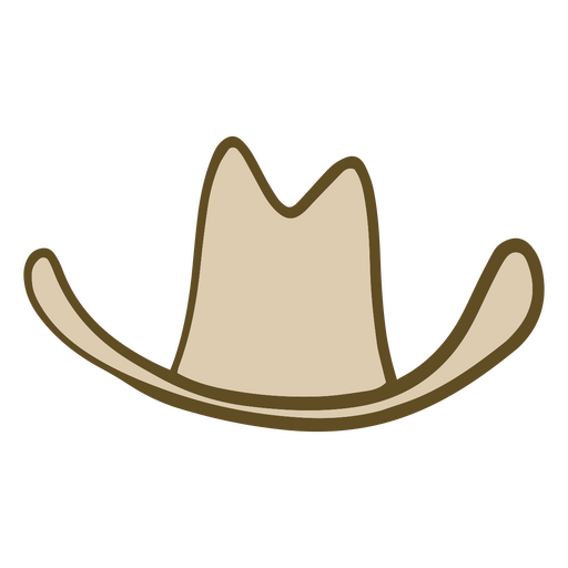 Chapéu de cowboy Doodle Desenho PNG