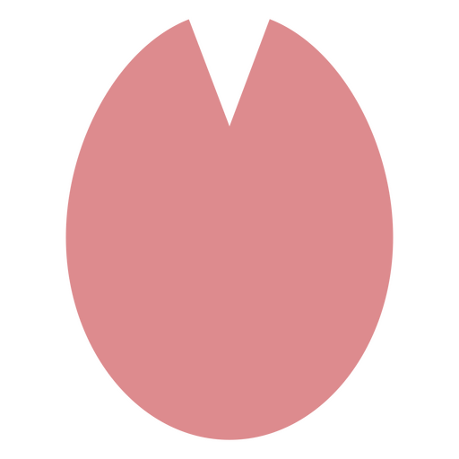 Flor rosa con un peque?o agujero en el medio. Diseño PNG