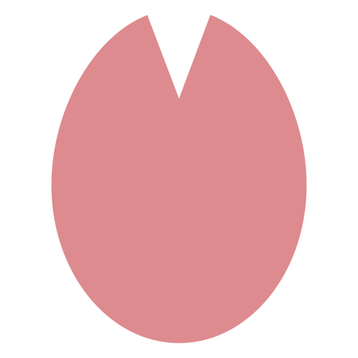 Rosa Blume mit einem kleinen Loch in der Mitte PNG-Design