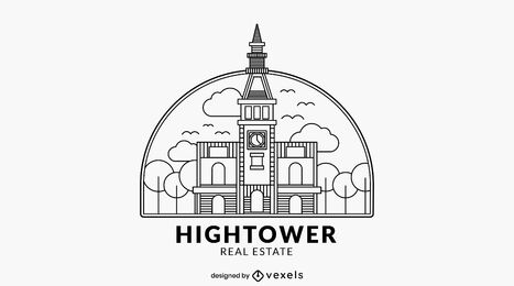 Modelo de logotipo Hightower