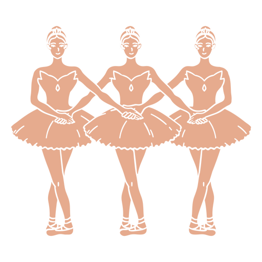 Balletttänzer ausgeschnitten PNG-Design