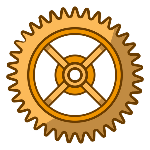 Icono de rueda dentada Diseño PNG