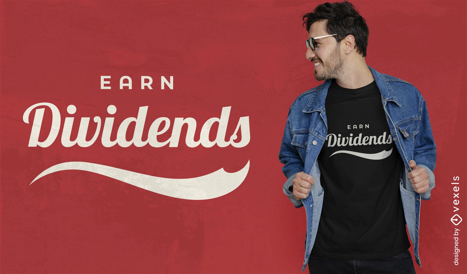 Earn dividends t-shirt design