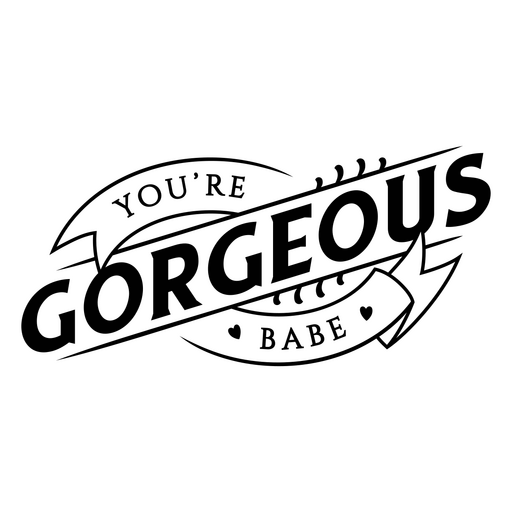 Schickes, wunderschönes Zitatdesign PNG-Design