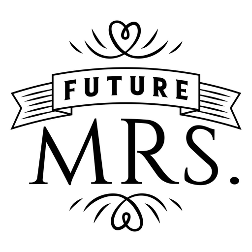 Future mrs logo PNG Design