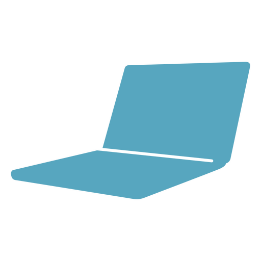 Ícone de laptop azul Desenho PNG