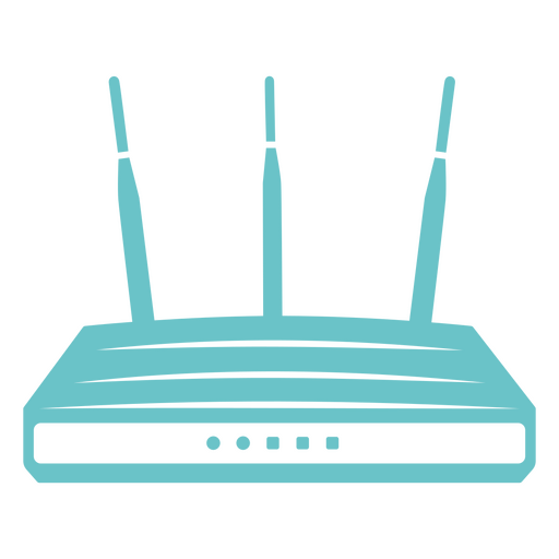 Tecnología de corte de enrutador wifi Diseño PNG