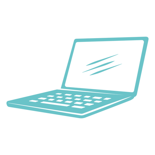 Laptop ausgeschnittene Technologie PNG-Design