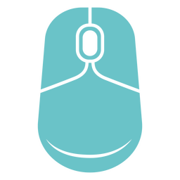 Mouse cut out technology PNG Design