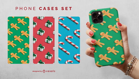 Weihnachtselemente-Telefonkasten-Set