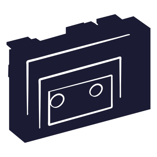 Casete de icono de casete Diseño PNG