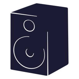 Audio speaker cut out technology PNG Design