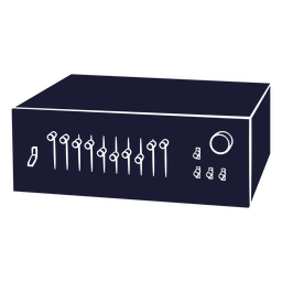 Equalizer-Cutout-Technologie PNG-Design
