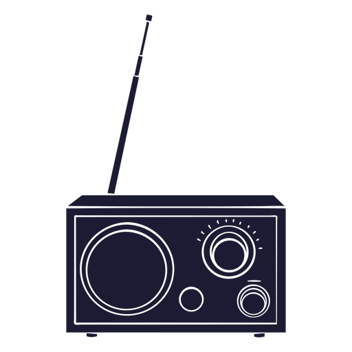 Tecnologia de corte de rádio antigo Desenho PNG