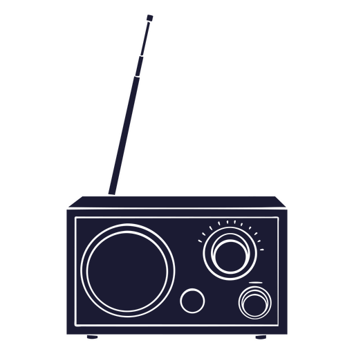 Vieja tecnología de corte de radio Diseño PNG