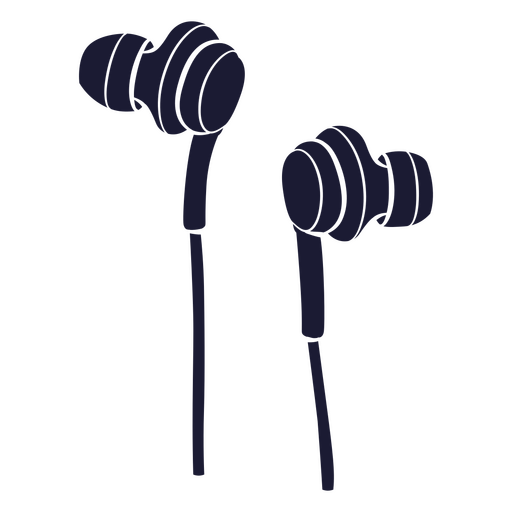 Fones de ouvido cortam o áudio Desenho PNG