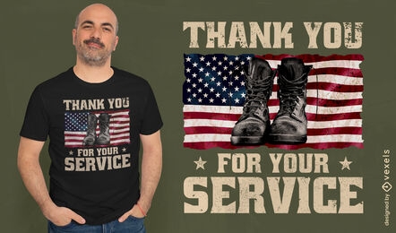 Military service t-shirt design