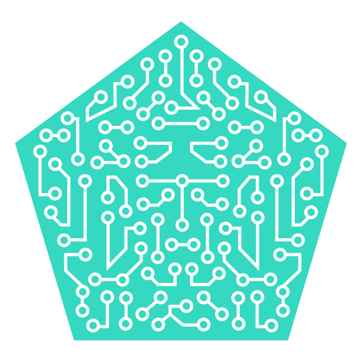 Image of a circuit board PNG Design