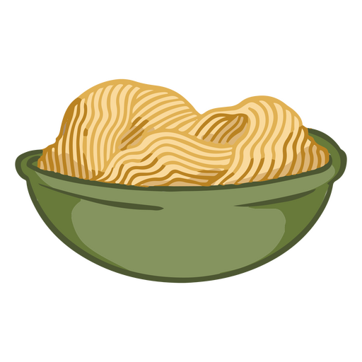 Bowl of spaghetti pasta PNG Design