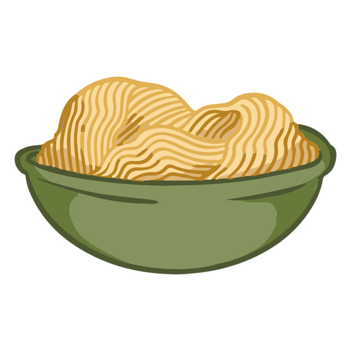 Tazón de pasta de espagueti Diseño PNG