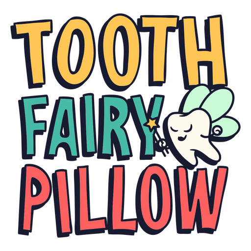 Tooth fairy pillow PNG Design