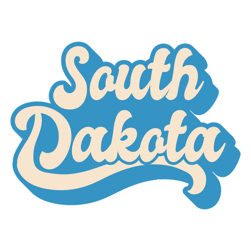 South dakota logo PNG Design