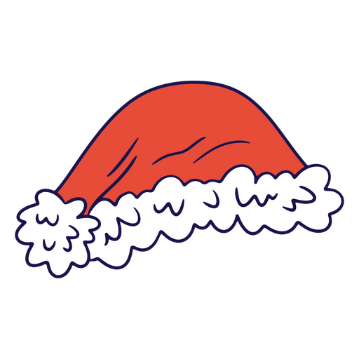 Desenho de chapéu de Papai Noel Desenho PNG