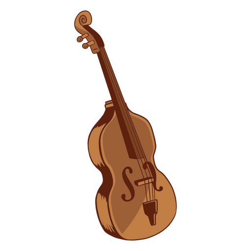 Illustration einer Geige PNG-Design