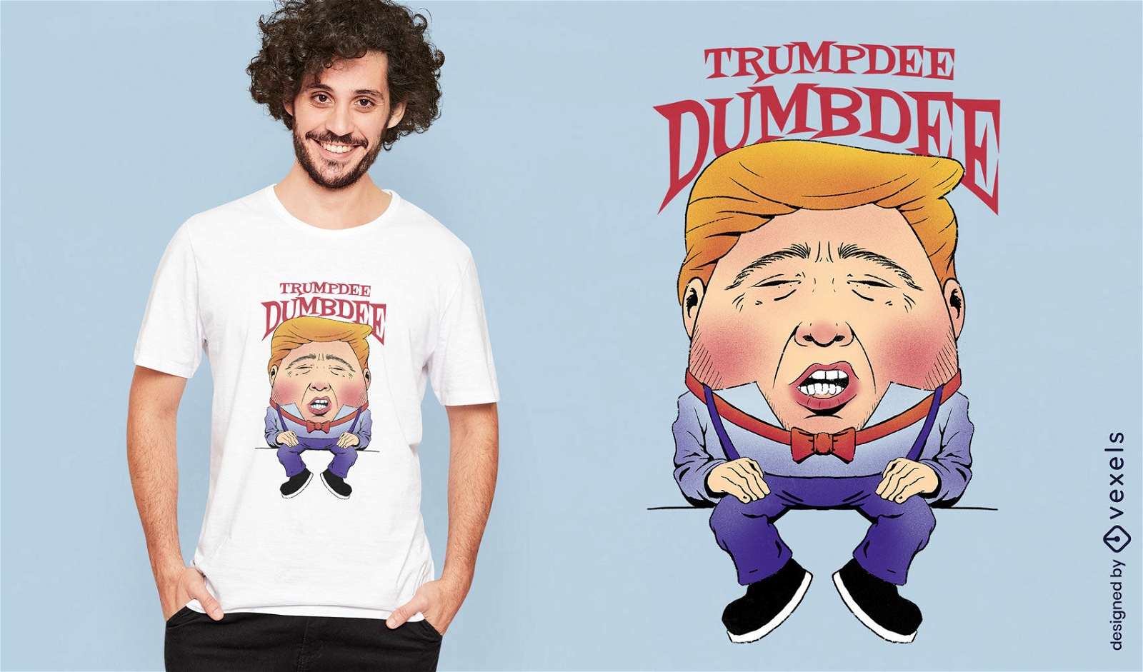 Design engraçado da camiseta do presidente dos EUA