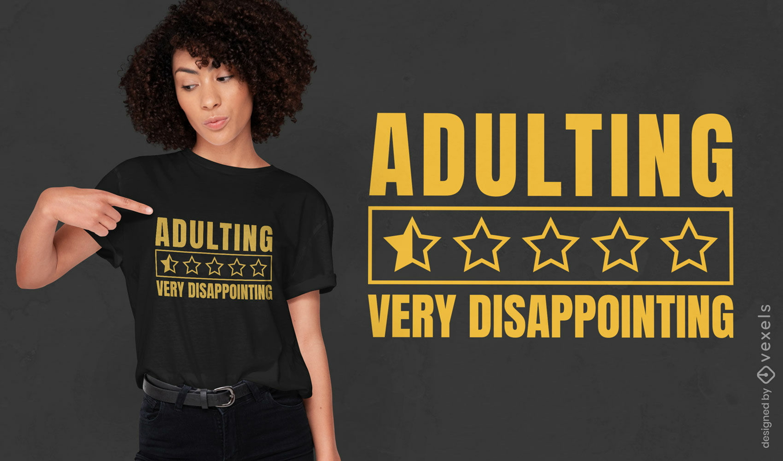 Design de camiseta de piada de cita??o de idade adulta engra?ada