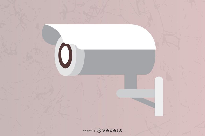 Vector de cámara de seguridad Vector de cámara de seguridad