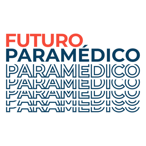 Futuro paramédico logo Desenho PNG