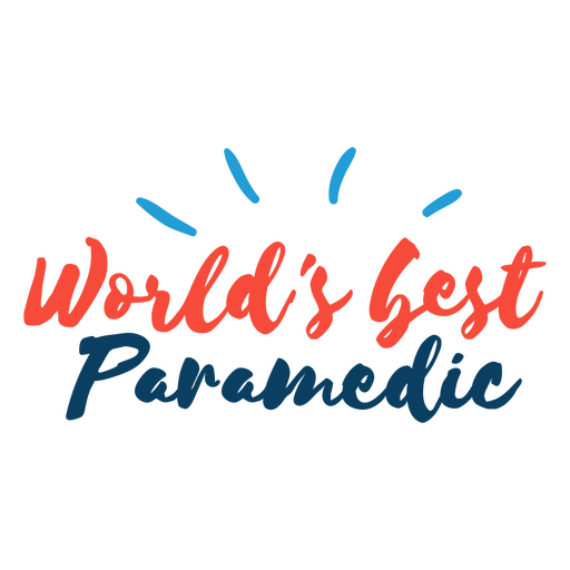 O melhor logotipo paramédico do mundo Desenho PNG