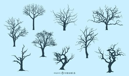 7 Tree Silhouettes