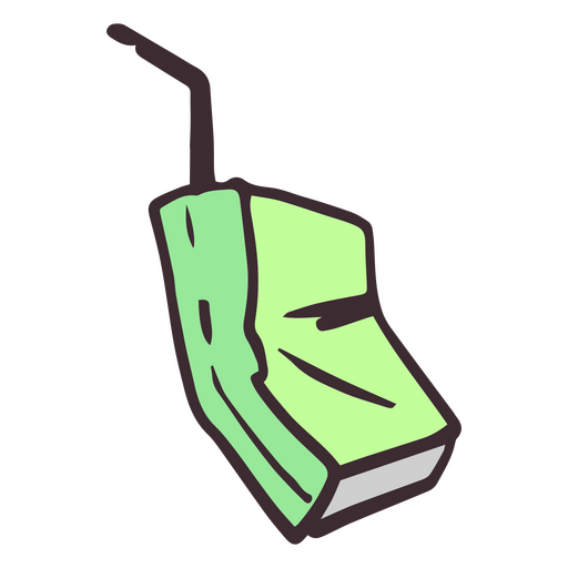 Caixa vazia verde de suco Desenho PNG