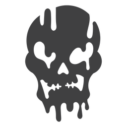 Skull With Dripping Blood PNG & SVG Design For T-Shirts