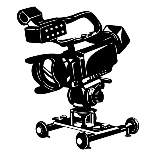 Ilustração detalhada de uma câmera de vídeo vintage Desenho PNG