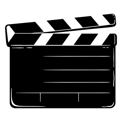 Ilustração clássica de claquete de cinema Desenho PNG