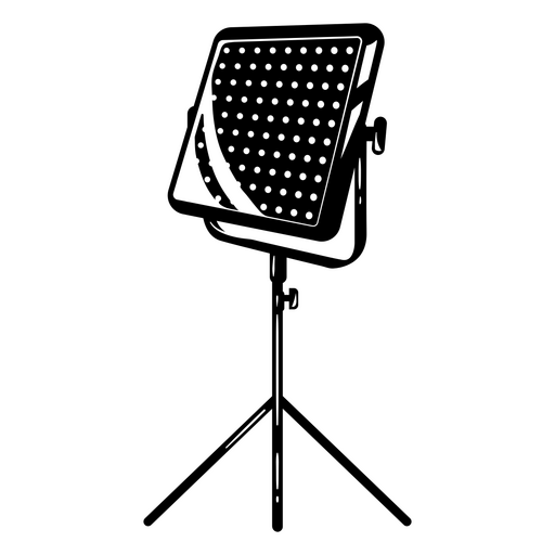 Design de iluminação de estúdio elegante Desenho PNG
