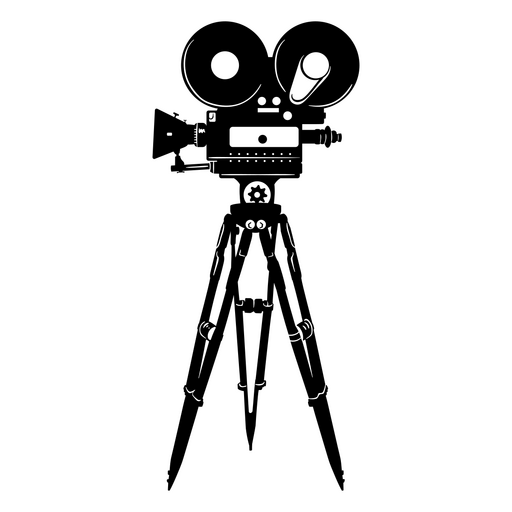Design gráfico clássico de câmera de filme Desenho PNG