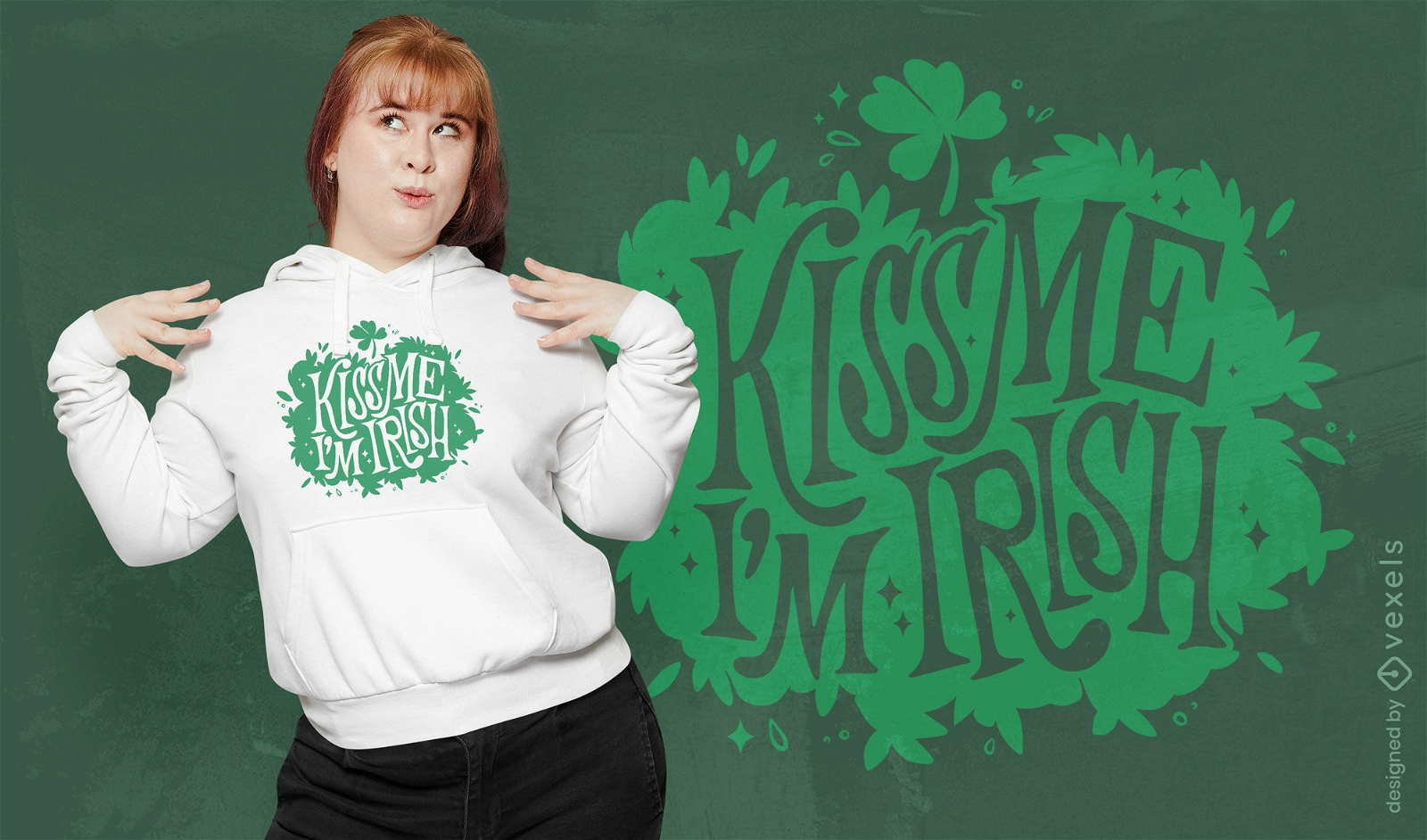 Irisches St. Patricks-Feiertagszitat-T-Shirt Design