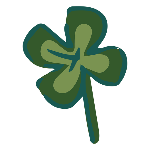 Four leaf clover St Patricks PNG Design