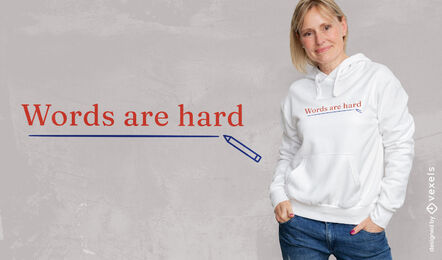 Funny english words quote t-shirt design