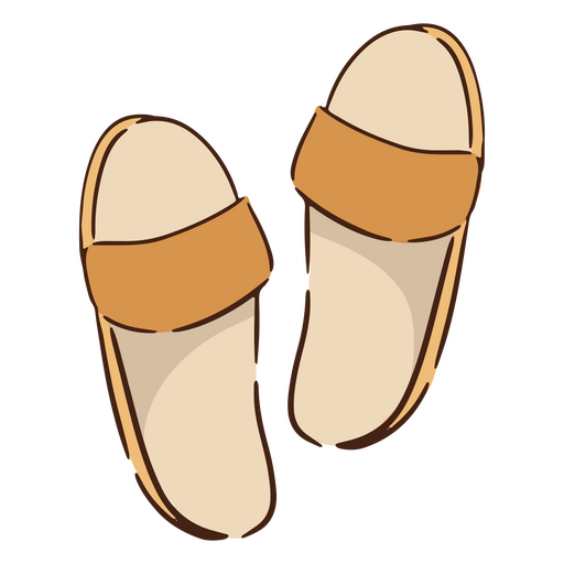 Pair of sandals PNG Design