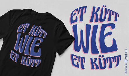 Distorted lettering quote t-shirt design