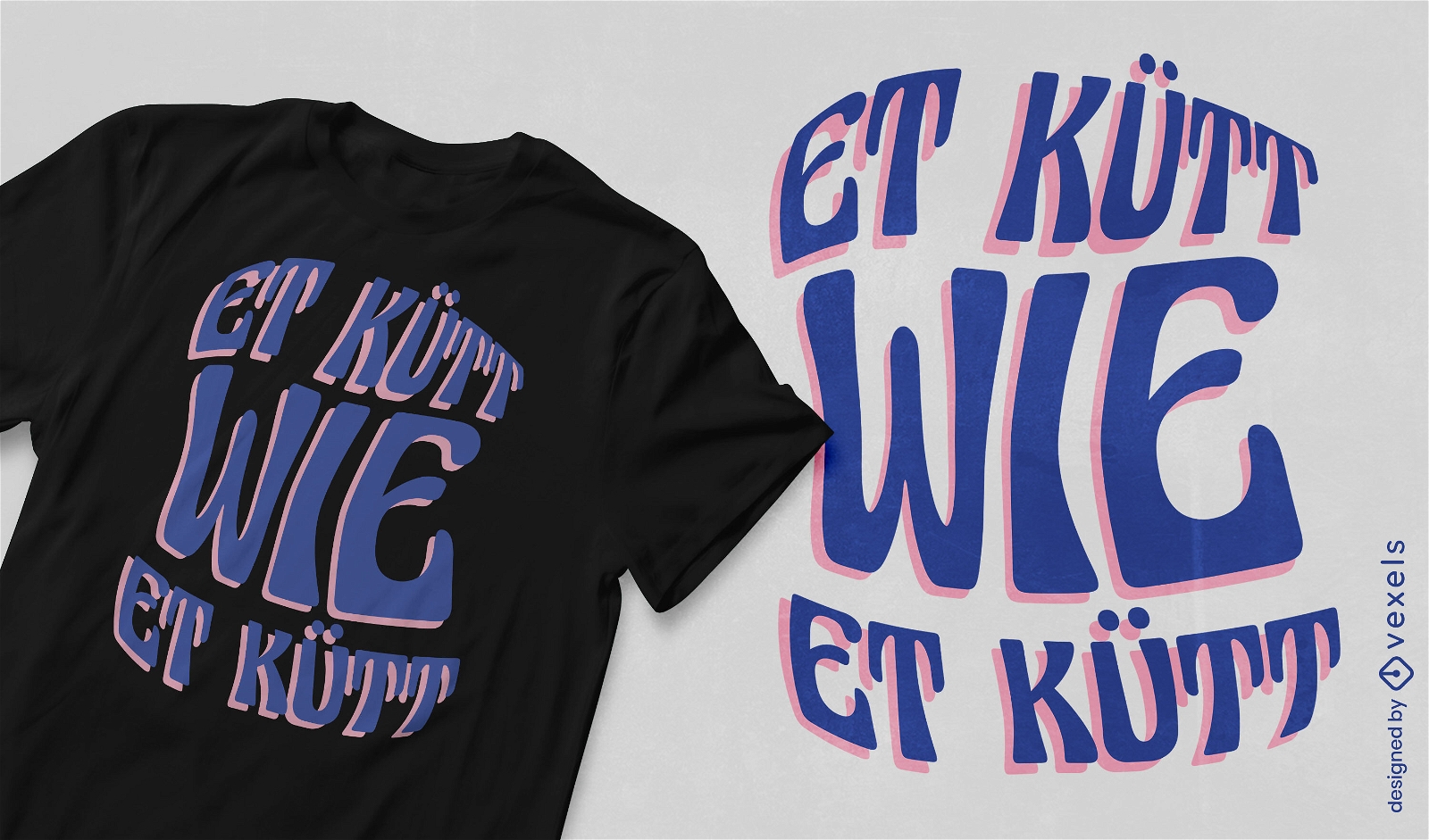 Distorted lettering quote t-shirt design