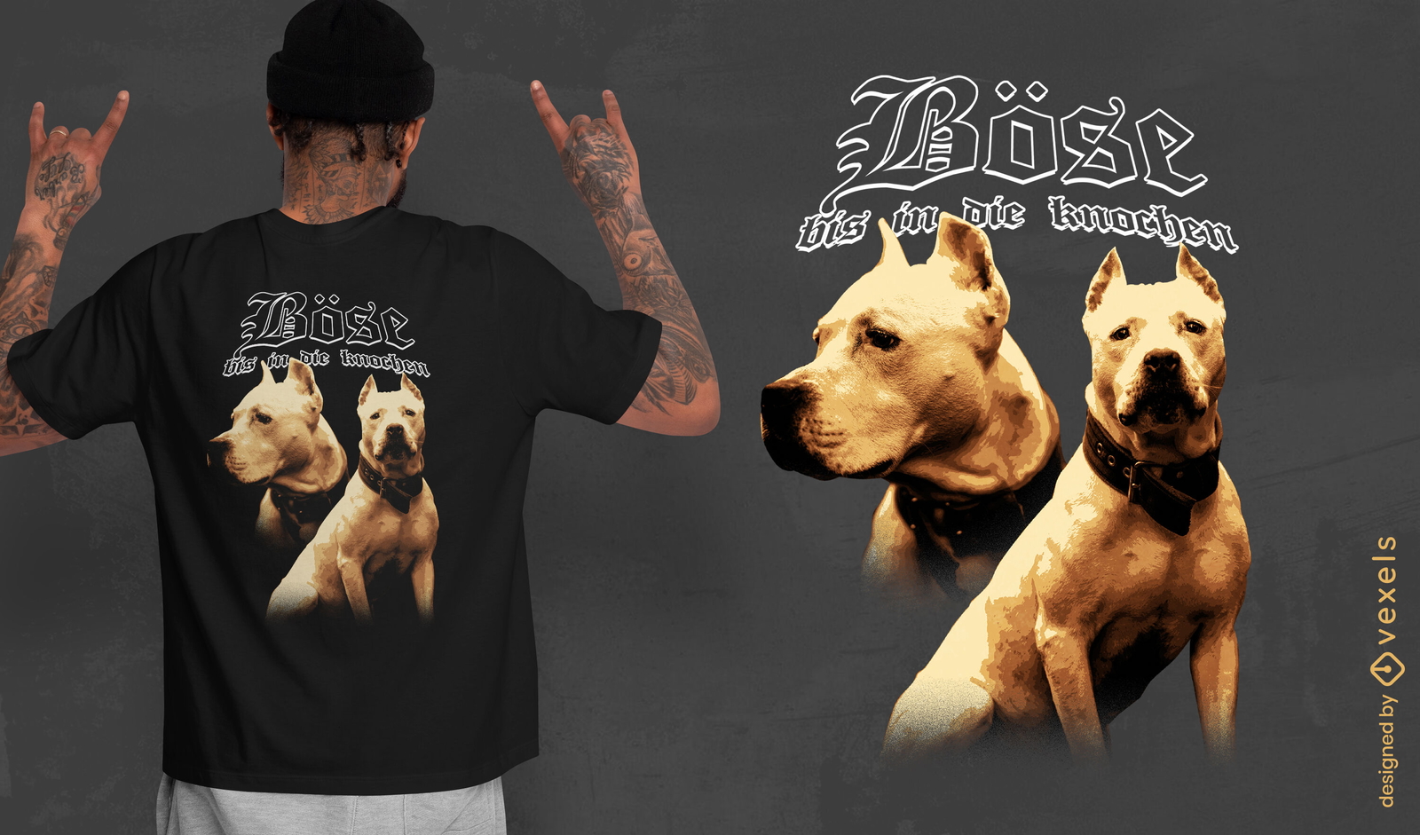 Diseño de camiseta pitbull terrier