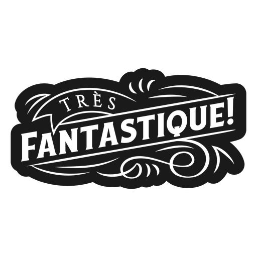Tres fantastique logo PNG Design