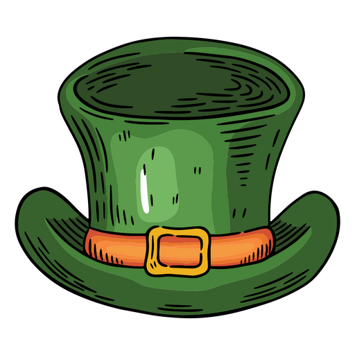 Sombrero del día de san patricio png Diseño PNG