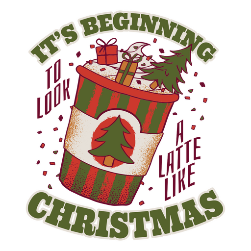 It's beginning to look a lot like christmas PNG Design